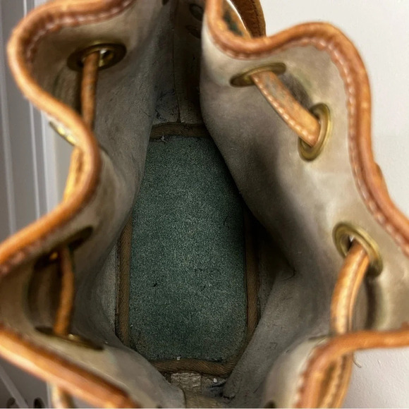 VTG DOONEY & BOURKE Pebbled Leather Bucket Bag Satchel - Picture 11 of 16